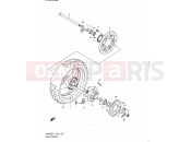 SUZUKI SV650S L1 (2011) (E02) 120 - REAR WHEEL (SV650SAL1 E24)