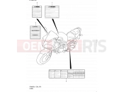 SUZUKI SV650S L1 (2011) (E24) 76 - LABEL (SV650SL1 E02)