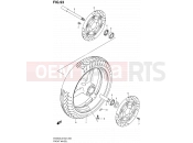 SUZUKI SV650S L2 (2012) (E02) 93 - FRONT WHEEL (SV650SL2 E02)