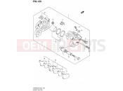 SUZUKI SV650S L2 (2012) (E02) 125 - REAR CALIPER (SV650SAL2 E24)