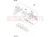 SUZUKI SV650S L2 (2012) (E24) 122 - REAR CALIPER (SV650SL2 E02)