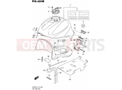 SUZUKI SV650S L5 (2015) (E19) 420B - FUEL TANK (YBD)