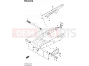 SUZUKI SV650S L5 (2015) (E19) 541A - REAR SWINGINGARM