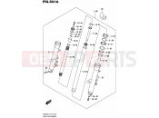 SUZUKI SV650S L5 (2015) (E19) 521A - FRONT FORK DAMPER