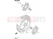 SUZUKI SV650S L5 (2015) (E19) 530A - FRONT WHEEL