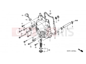 HONDA NES150Y @150 2000 E-7 RIGHT CRANKSHAFT COVER