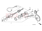 HONDA NES150Y @150 2000 E-10 STARTER ENGINE