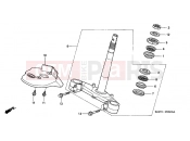 HONDA NES150Y @150 2000 F-6 STEERING WHEEL