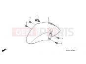 HONDA NES150Y @150 2000 F-7 FRONT FENDER