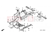 HONDA NES150Y @150 2000 F-9 FLOOR PANEL / REAR FOOTREST