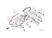 HONDA SK50MY DIO SR 2000 E-5 LEFT SIDE COVER