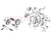 HONDA SK50MY DIO SR 2000 E-8 TRANSMISSION