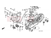 HONDA SK50MY DIO SR 2000 E-9 CRANKSHAFT / OIL PUMP