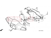 HONDA SK50MY DIO SR 2000 F-5 STEERING HANDLE / HANDLE COVER (1)