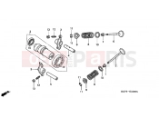 HONDA SES1254 Dylan 125 2004 E-3 CAMSHAFT / VALVE