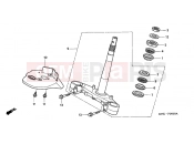 HONDA SES1254 Dylan 125 2004 F-6 STEERING WHEEL