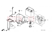 HONDA SES1254 Dylan 125 2004 F-17 BATTERY