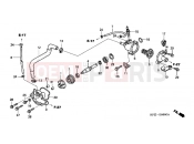 HONDA SES1502 Dylan 150 2002 E-6 WATER PUMP