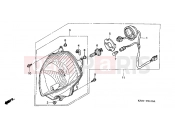 HONDA SES1502 Dylan 150 2002 F-1 HEADLIGHT