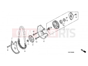 HONDA SES1503 Dylan 150 2003 E-9 OIL PUMP