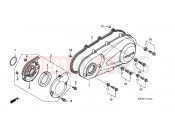 HONDA SES1503 Dylan 150 2003 E-11 LEFT CRANKSHAFT COVER