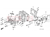 HONDA SES1504 Dylan 150 2004 E-2 CYLINDER HEAD