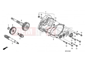 HONDA SES1504 Dylan 150 2004 E-14 TRANSMISSION