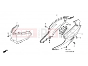 HONDA SES1504 Dylan 150 2004 F-10 BODY COVER