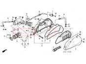 HONDA SES1504 Dylan 150 2004 F-18 AIR FILTER