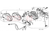 HONDA FES2501 Foresight 2001 F-2 SPEEDOMETER