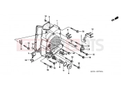 HONDA FES2502 Foresight 2002 E-7 RIGHT CRANKSHAFT COVER