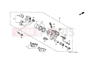 HONDA FES2502 Foresight 2002 F-17 REAR BRAKE CALIPER