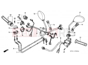 HONDA FES2505 Foresight 2005 F-3 SWITCH / CABLE