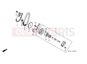 HONDA FES250Y Foresight 2000 E-9 OIL PUMP