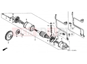 HONDA FES250Y Foresight 2000 E-10 STARTER ENGINE