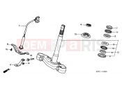 HONDA FES250Y Foresight 2000 F-8 STEERING WHEEL