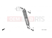 HONDA FES250Y Foresight 2000 F-25 REAR SHOCK ABSORBER