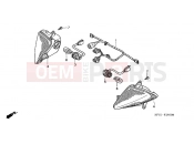 HONDA FES250Y Foresight 2000 F-26 FLASHING