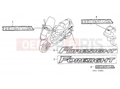 HONDA FES250Y Foresight 2000 SIGN F-33