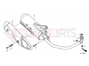 HONDA NSC110MPDE NSC110MPDE 2014 F-30 EXHAUST DRUM