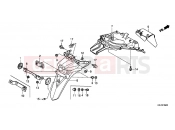 HONDA NSC110MPDE NSC110MPDE 2014 F-39 HÁTSÓ SÁRVÉDŐ