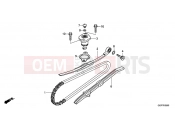 HONDA NSC50MPDE NSC50MPDE 2014 E-5 TIMING CHAIN ​​/ TENSIONER