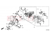 HONDA NSC50MPDE NSC50MPDE 2014 E-22 THROTTLE HOUSING