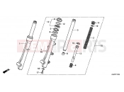 HONDA NSC50MPDE NSC50MPDE 2014 F-17 FRONT FORK