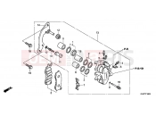 HONDA NSC50MPDE NSC50MPDE 2014 F-18 FRONT BRAKE CALIPER