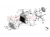HONDA PCX150 (WW150C) 2012 E-14 RADIATOR