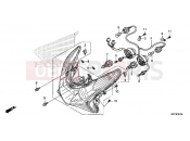HONDA PCX150 (WW150C) 2012 F-1 HEADLIGHT