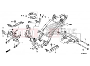 HONDA PCX150 (WW150C) 2012 F-42 FRAME HOUSING