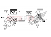 HONDA PCX150 (WW150C) 2012 F-47 WARNING LABEL