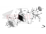 HONDA PCX150 (WW150D) 2013 E-14 RADIATOR